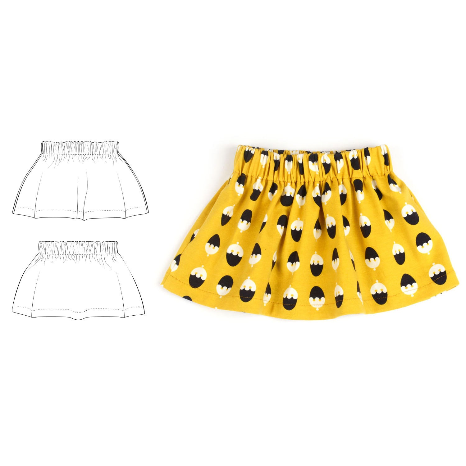 Buy Basic Skirt Pattern / Women's Slim Fit One-dart Skirt Digital PDF  Sewing Pattern Block / Size 2-14 Online in India - Etsy